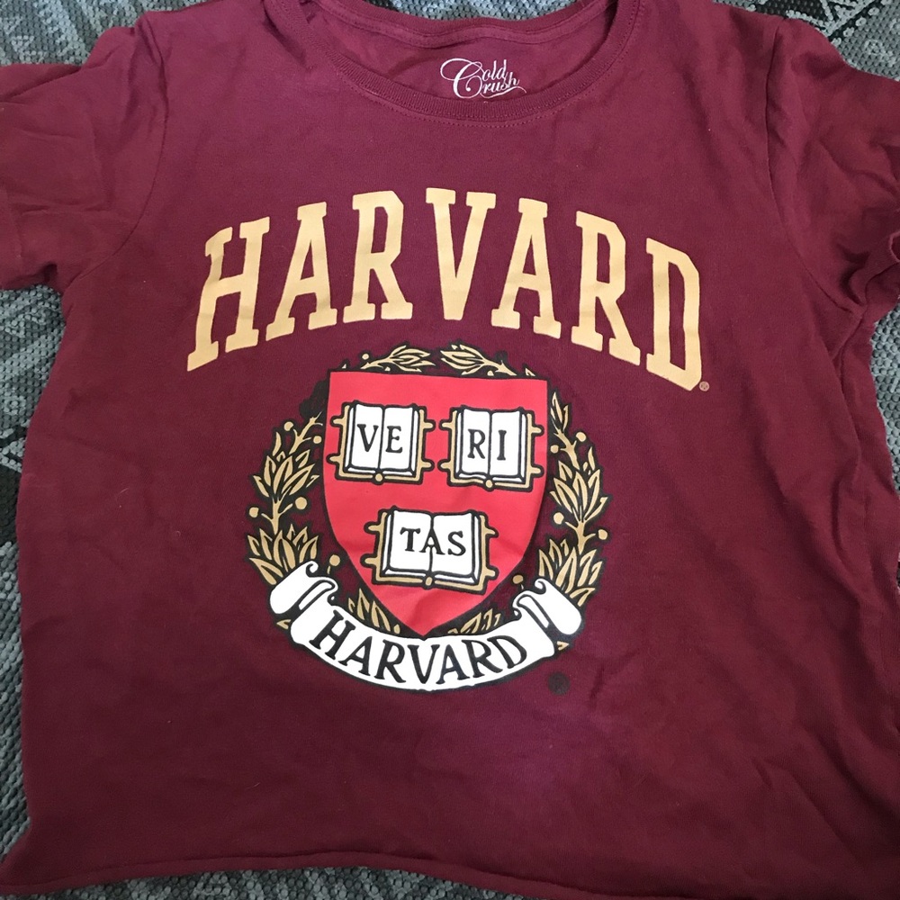 BUNDLE- “Harvard” crops top + VS Pink tank top